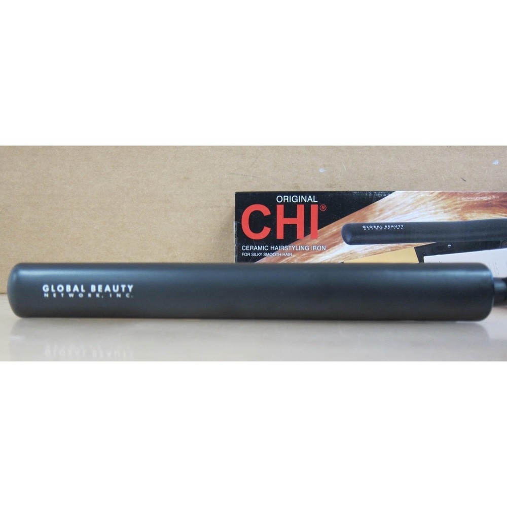 CHI‎ Original 1 Inch Ceramic Hairstyling Iron Flat Iron Black GF1001 w/ box